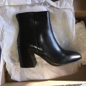 Gap Black leather booties